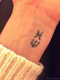 62 excellent zodiac tattoos on back; 23 Zodiac Pisces Tattoos On Wrist