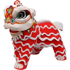 Lion Dance Decorative Paper Craft Chinese New Year Asia Oceania China Lucky Charm Lion Dance Festival Lion Dance Chinese Lion Dance Decorative Paper Crafts