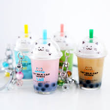 Bubble tea art boba tea tea sign tea poster boba digital. Kawaii Boba Keychain Bubble Tea Charm Miniature Boba Etsy