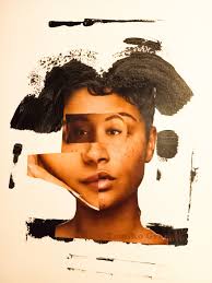 Abstract art piece sold in SoCal gallery