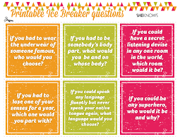 Here is our list of icebreaker questions that are perfect for getting a conversation going. Icebreaker Questions That Will End Dinner Party Awkwardness Sheknows