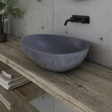 Check spelling or type a new query. Countertop Washbasin Vela Of Mineral Cast Pure Acrylic Matt Concrete Effect 60 5 X 43 5 X 16 Cm