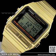 Databank is an analysis and visualisation tool that contains collections of time series data on a variety of topics where you can create your own queries, generate tables, charts and maps and easily save, embed and share them Buy Casio Vintage Style Data Bank Golden Digital Watch Db 380g 1 Db380g Buy Watches Online Casio Nz Watches