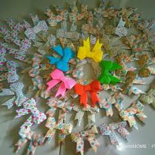 3.11 cara membungkus kado berbentuk pita lucu. Jual Diy 50pcs Origami Pita Motif Polos Kertas Hiasan Pesta Kado Dekorasi Kab Bekasi Fanny Online Tokopedia