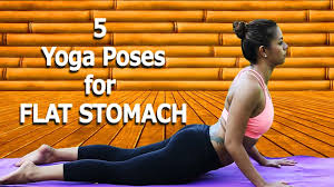 Yoga is a great way to tone the entire body and lose weight. 5 Yoga Poses For A Flat Stomach Simple Yoga Exercises To Reduce Belly Fat Easily Youtube