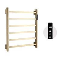 Cesicia 6-Bar Plug-In/Hardwired Wall Mounted Electric Towel ...