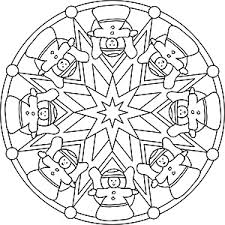 Mandalas Fur Kinder Zu Weihnachten Weihnachtsmandala Zum Ausmalen