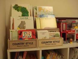 図書館に行くと子供の本のコーナーにある絵本棚 表紙が見えるからどんな本なのかがひと目でわかります ひとり 暮らしの人にも本のディスプレイコーナーとして絵本棚が使えそう 100均素材やすのこ ダンボールで手作りハンドメイドするアイデアをご紹介します 絵本棚