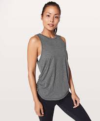 Lululemon Ripple Effect Tank Heathered Black