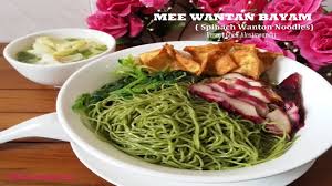 Jemput makan sambil tengok bola. Mee Wantan Bayam Spniach Wanton Noodles Versi Halal Yg Lezat Resepi Chef Alexiswandy Youtube