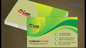 If you want your business card to make a statement, then consider this free business card design in illustrator. Business Card In Illustrator Tutorial With Jit Grafix Creative Visiting Card Latest Green Yellow Youtube