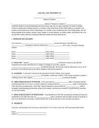 Maybe you would like to learn more about one of these? 39 Last Will And Testament Forms Templates á… Templatelab