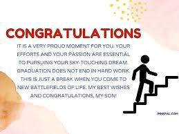 Proud graduation message to daughter. Congratulations Message For Graduation For Son From Parents