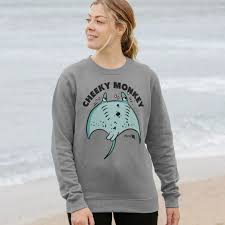 Cheeky Monkey Manta Ray Women's Jumper