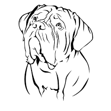 Sticker Myla 15 Coloris 3 Dimensions Doglovedesign Com Dessin De Chien Peintures De Chien Dessin Chien