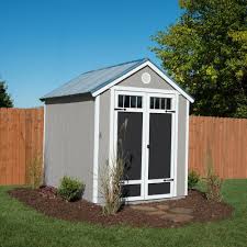 I'd probably say this home depot storage shed is best for its value and accessibility. Handy Home Products Garden Shed 6 Ft X 8 Ft Wood Storage Shed With Galvanized Metal Roof 19371 2 The Home Depot In 2021 Backyard Sheds Building A Shed Wood Storage Sheds