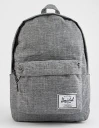 Herschel Supply Co Classic Xl Raven Crosshatch Backpack Gray 10492 00919 Os In 2020 Cute Backpacks For Women Herschel Herschel Backpack