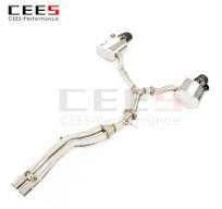 CEES Exhaust System For AUDi RS5 Mid Pipe Stainless Steel Valve Muffler  Catback Escape Tubo Escape Coche Terminale Scarico Auto