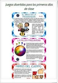 Dinamicas De Grupo Juegos Divertidos Para Los Primeros Dias De Clase Primer Dia De Clases Juegos Divertidos Primer Dia De Colegio