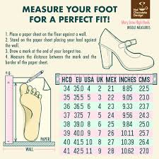 Know Your Shoe Size Before You Buy High Heels Size Chart