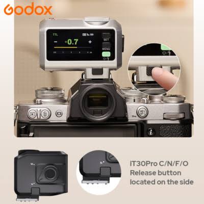 Godox iT30Pro N TTL Mini Flash (Silver), AI generated