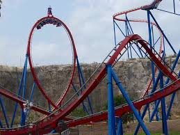 This gives the ride a theoretical hourly capacity of 1600 riders per hour. Superman Krypton Coaster