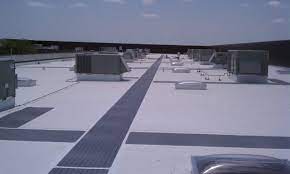 To accelerate, simply walk to the front of the pad to speed up. Tpo Flat Roof With Walk Pads Progressive Materials
