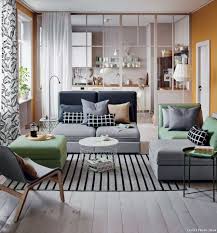 Salon Avec Table Basse Et Bout De Canape En 2020 Idees Deco Salle A Manger Canape Petit Espace Decoration Maison