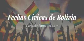 Redacción 24 de junio 2021. Fechas Civicas De Bolivia Diario El Informativo