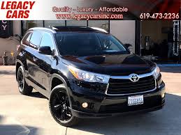 Driver side power door mirror; Sold 2016 Toyota Highlander Xle Awd W 3rd Row Seats Nav Back Up Camera In El Cajon