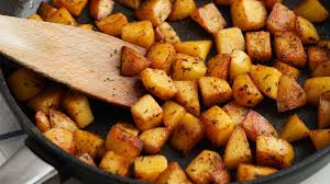 Basische Bratkartoffeln Zubereiten Basische Ernahrung Rezepte Einfache Gerichte Schnell Kochen