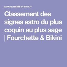 Classement Des Signes Astro Du Plus Coquin Au Plus Sage Signe Astro Astro Signs