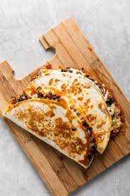 Cheesy Ground Beef Quesadillas Recipe The Mom 100