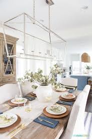 Pumpkin And Oak Leaf Thanksgiving Tablescape Farmhouse Dining Room Table Fall Table Decor Dining Room Wall Decor