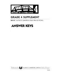 Bridges in mathematics grade 5 answer.pdf free pdf download. Answer Keys The Math Learning Center Catalog