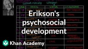 Eriksons Stages Of Psychosocial Development Video Khan