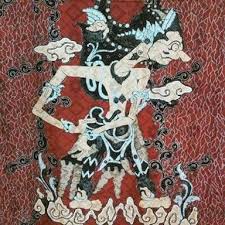 Batik Motif Wayang Awan Kulit Indonesia