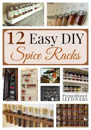 Easy Diy Spice Racks Diy Spice Rack Kitchen Organization Diy Diy Spices