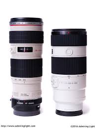 Sony Fe 70 200mm F 4 G Oss Vs Canon Ef 70 200mm F 4l Admiring Light