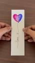 DIY heart balloon bookmark ♥️#diy #art #craft #diycrafts ...