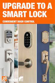 High Tech Smart Locks At The Home Depot Do A Lot More Than Keep Your Home Safe Make Your Life More Convenient Wit Home Security Smart Home Smart Home Security