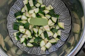 There are 40 calories in 2 cups of chopped zucchini. Instant Pot Zucchini Yellow Glass Dish Pressure Cooker Keto