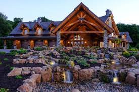 The breathtaking awe of large heavy timber structural beam work in. Golden Eagle Log And Timber Homes Photo Gallery