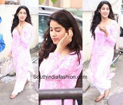 Jhanvi Kapoor In A Palazzo Kurta South India Fashion Casual Indian Fashion Asian Outfits Bollywood Fashion