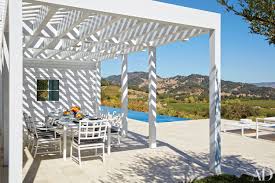 Patio covers allow you to spend all day in your backyard, while the cover itself still lets in some light trellis installation. 25 Inspiring Trellis Pergola Ideas For Your Backyard Architectural Digest