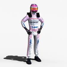 2017 will not only challenge esteban ocon's first complete formula one season, but will also go on the road for the first time in a competitive car. 3d Model Esteban Ocon 2017 Cgtrader