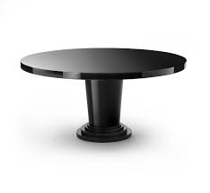 Complete your dining space with this elegance and modern product, construct with pine veneer table top and black finish metal table leg. Davidson London The Giggs Table In High Gloss Black Lacquer Furniture Dining Table British Furniture Furniture