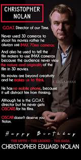 Christopher nolan / date of birth KyaÉªsÊœÉ´á´€ð–©á´€É´á´€á´€t On Twitter A Small Note About Christophernolan Happy Birthday Sir Nolan My Most Favorite Director Of All Time Happybirthdaychristophernolan Https T Co Ebq4xggqqm Twitter