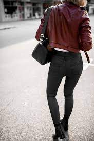 Jacket Wheretoget Leather Jacket Shopping Black Jeans Casual Chic Fall Outfits
