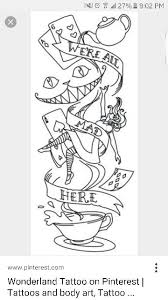 We Re All Mad Here Wonderland Tattoo Tattoos Tattoo Designs